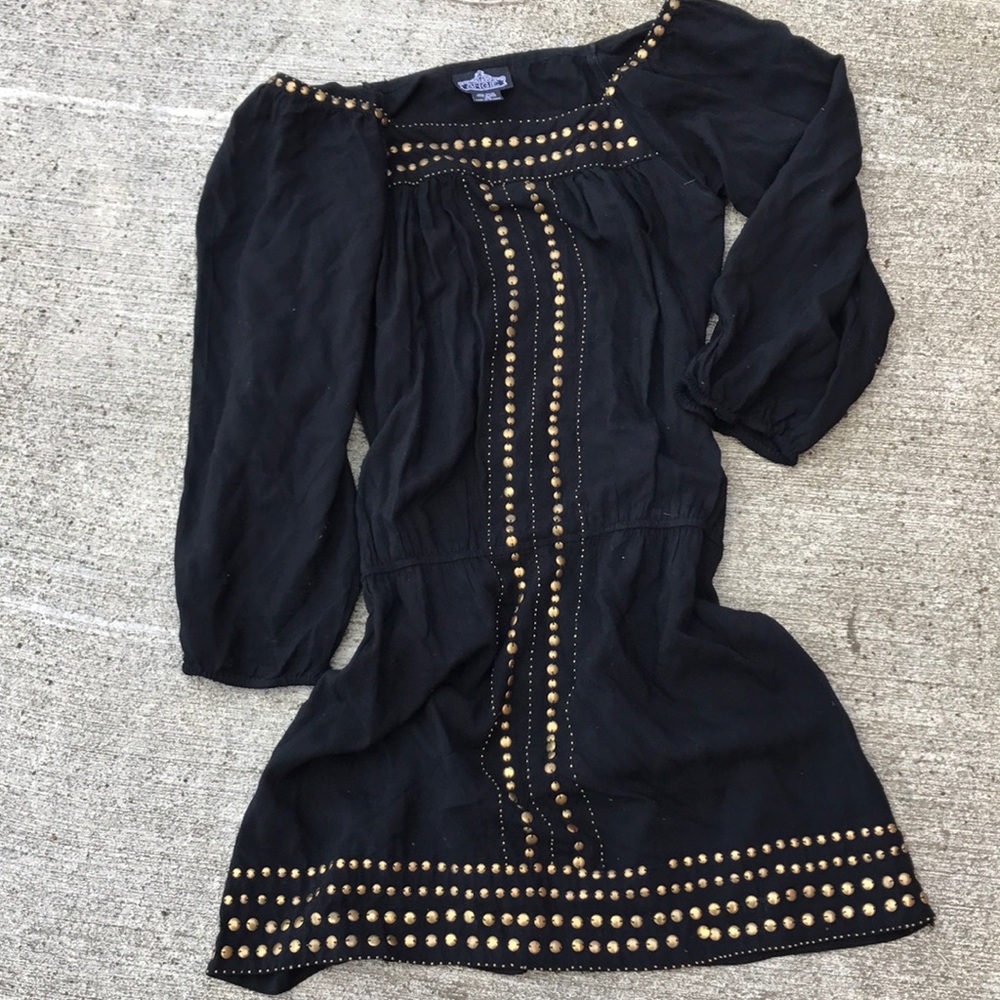 LBD with Gold Accents